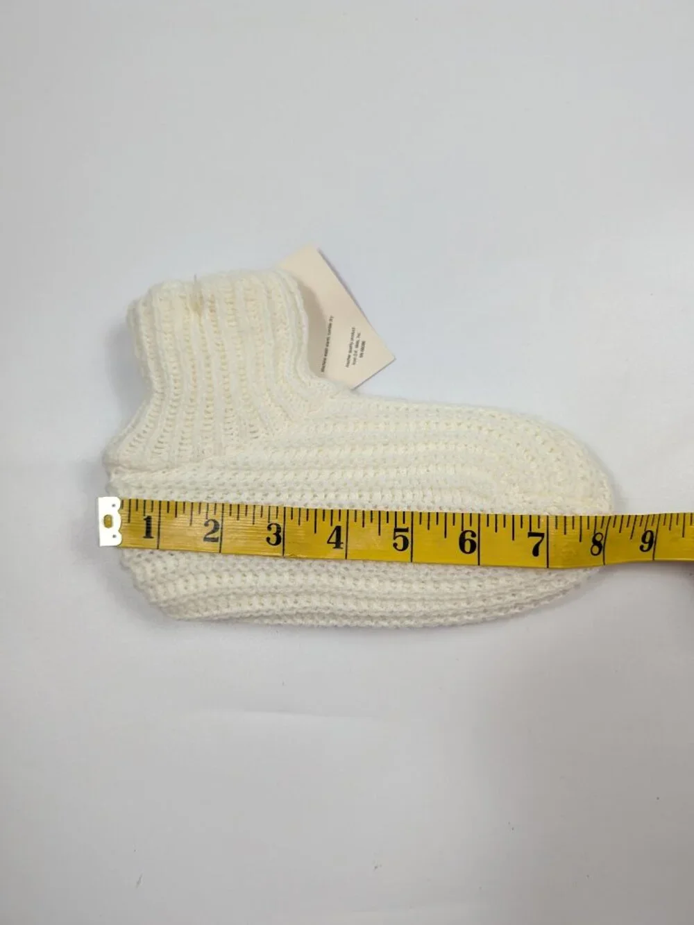 Vintage Knit Hi Top Lounging Booties 100% Orlon Acrylic NWT OSFM